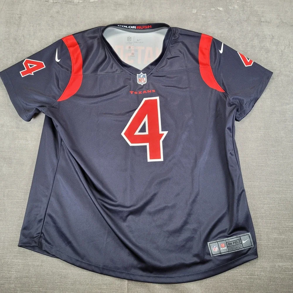 Nike Houston‎ Texans NFL Color Rush #4 Watson Jersey Youth XL Kids